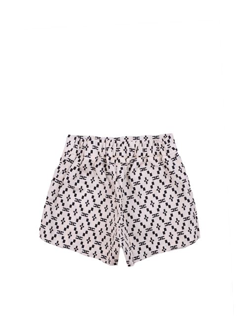 SHORTS CON PANNELLO IN POPELIN ELISABETTA FRANCHI La Mia Bambina | EGBE12 CA271 BE027/D038